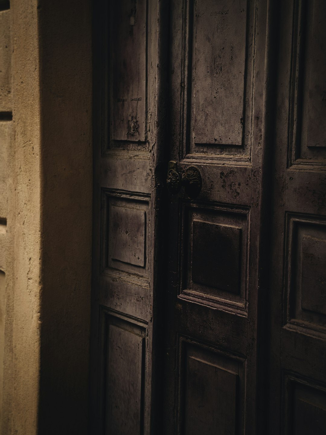mysterious closed door