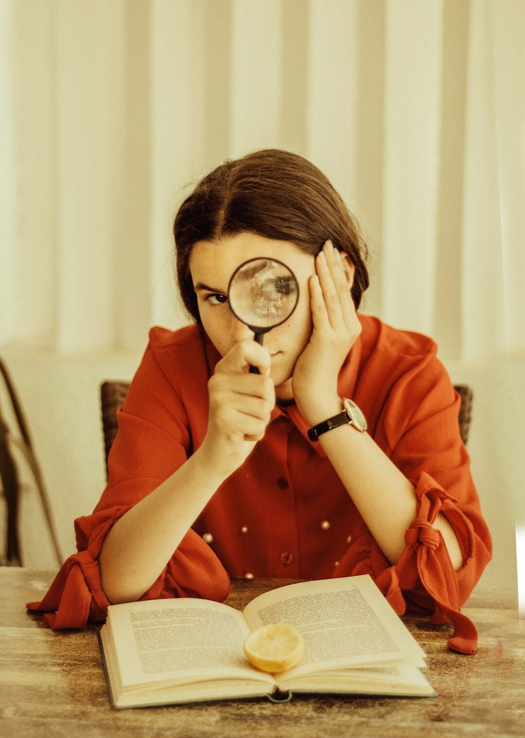 detective investigating clues